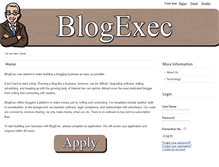 Tablet Screenshot of blogexec.com